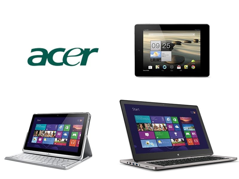 Acer officialise deux nouvelles tablettes tactiles et une tablette PC convertible 15