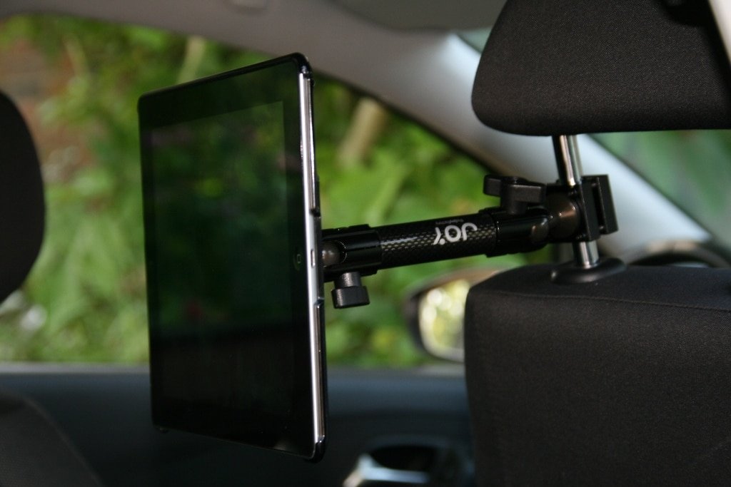 Support Tablette Voiture Pour Appuie-tête - Bras Télescopique Pliable, Rotule 360° - Compatible 4,7 à 16 Pouces
