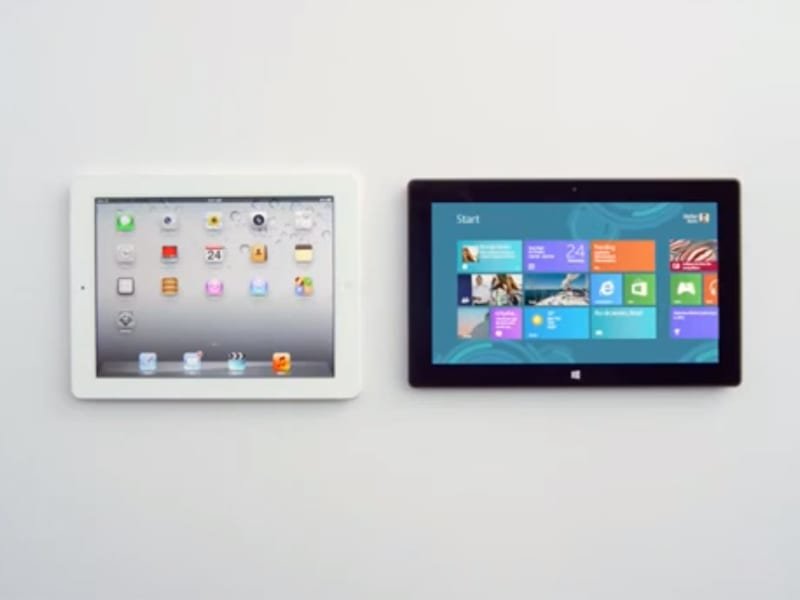 Microsoft se moque (encore une fois) de l’iPad dans une vidéo comparative