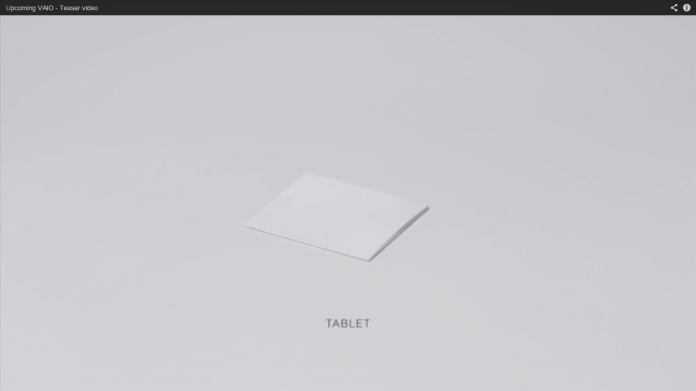 Une tablette hybride de la gamme Sony VAIO pour l'IFA 2013 ? [Teaser Vidéo] 2