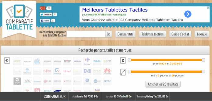 ComparatifTablette.com : iLoveTablette lance la V2, une nouvelle façon de comparer les tablettes ! 9