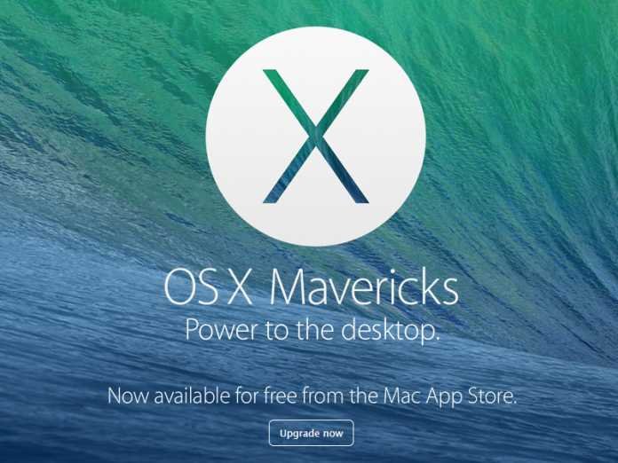 Apple propose la mise à jour de son système d'exploitation OS X Mavericks gratuite 1
