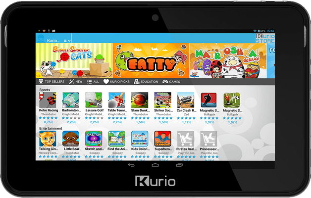 Kurio App Store : Gulli lance sa boutique d’applications pour les enfants sur tablettes