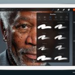 Un artiste créé le buzz en réalisant un portrait de Morgan Freeman avec un iPad Air 8