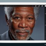 Un artiste créé le buzz en réalisant un portrait de Morgan Freeman avec un iPad Air 5