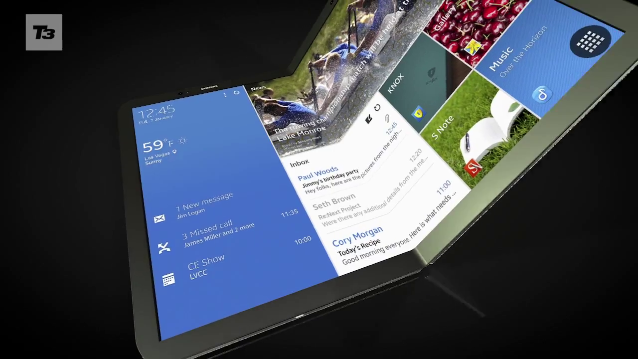 Concept Samsung Galaxy Note Book : une tablette équipée d’un écran flexible dont tout le monde rêve 1
