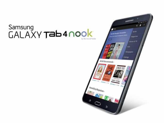 Barnes & Noble et Samsung s'associent pour proposer une tablette Galaxy Tab 4 Nook 4