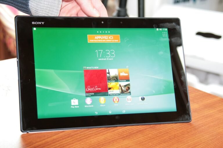 Test de la tablette Sony Xperia Tablet Z2  5
