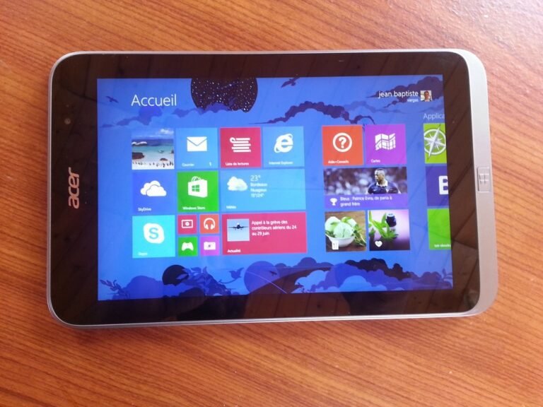 Test de la tablette Acer Iconia W4  9