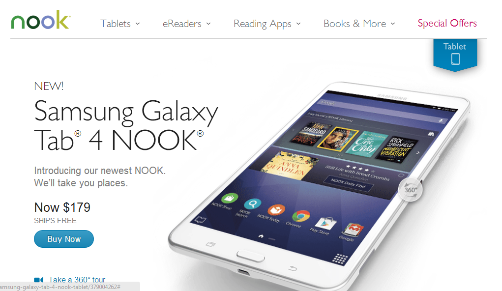 Galaxy Tab 4 Nook : photos, vidéos et prix de la tablette liseuse 11