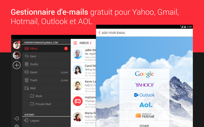 MyMail : la meilleure appli de messagerie alternative en France 1