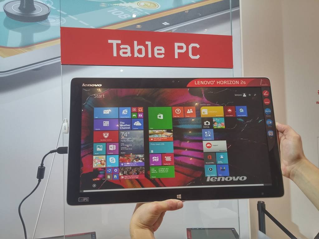 IFA 2014 : Lenovo Horizon 2S, un PC Windows 8.1 pour toute la famille ultra fin 5