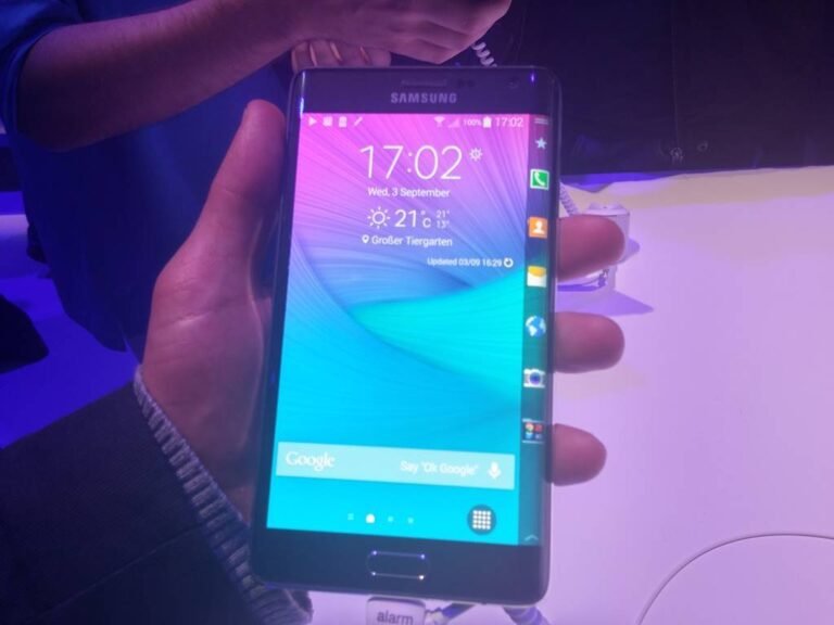 Prise en main du Samsung Galaxy Note Edge 6