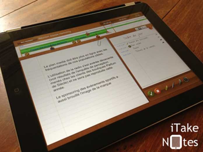 [Nouveauté] Facilitez vos réunions avec l'application iTakeNotes sur iPad  10