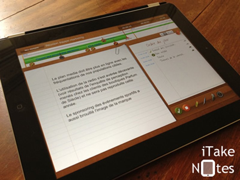 [Nouveauté] Facilitez vos réunions avec l’application iTakeNotes sur iPad