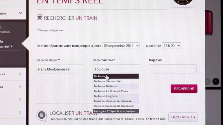 SNCF : suivez les trains en direct !  1