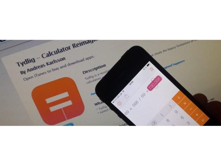 Tydlig réinvente l'utilisation de la calculatrice sur iOS 5