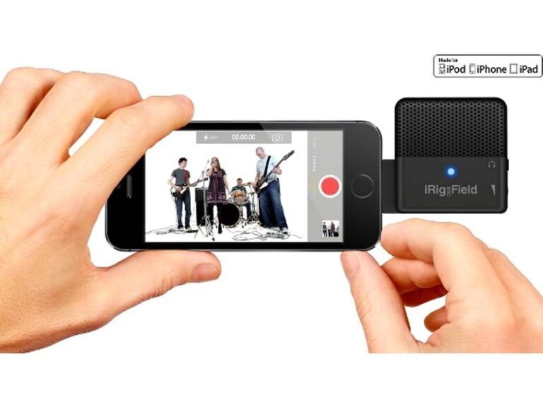 Faites des enregistrements professionnels avec iRig Mic Field 6