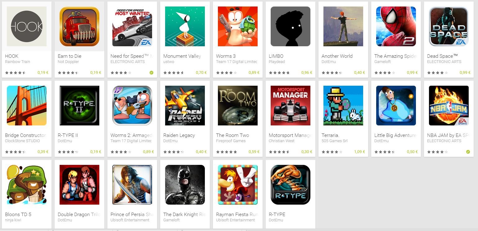 Google Play : plusieurs jeux à prix réduit jusqu’au 12 mai