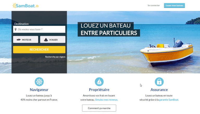 SamBoat : l&rsquo;application pour louer un bateau en quelques clics