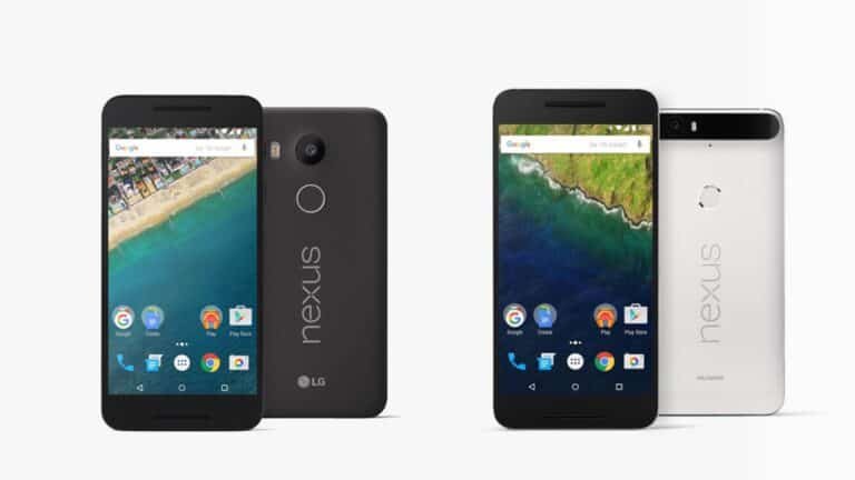 Google dévoile les Nexus 5X et Nexus 6P