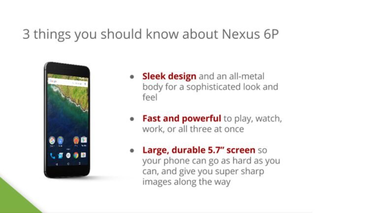 Google Nexus 6P : de nouvelles photos officielles
