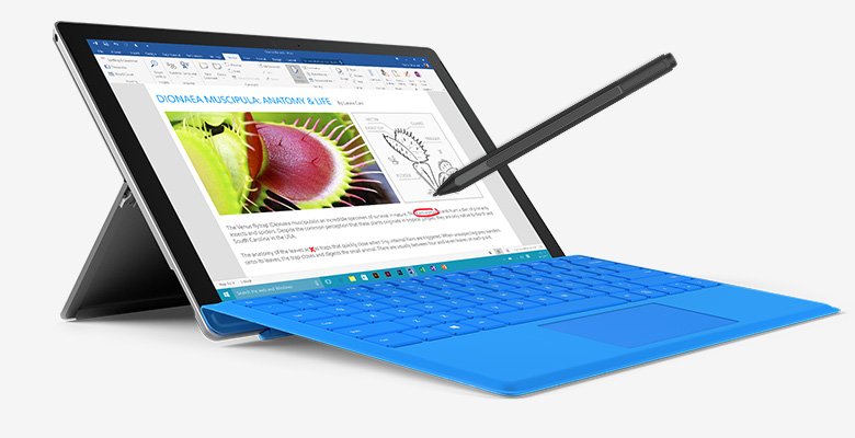 Accessoires Surface Pro 4 : deux nouvelles pubs pour le type cover et le stylet