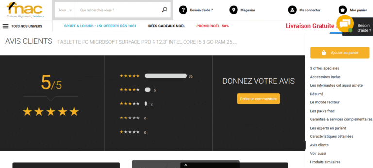 Microsoft organise un concours des avis clients sur Fnac.com